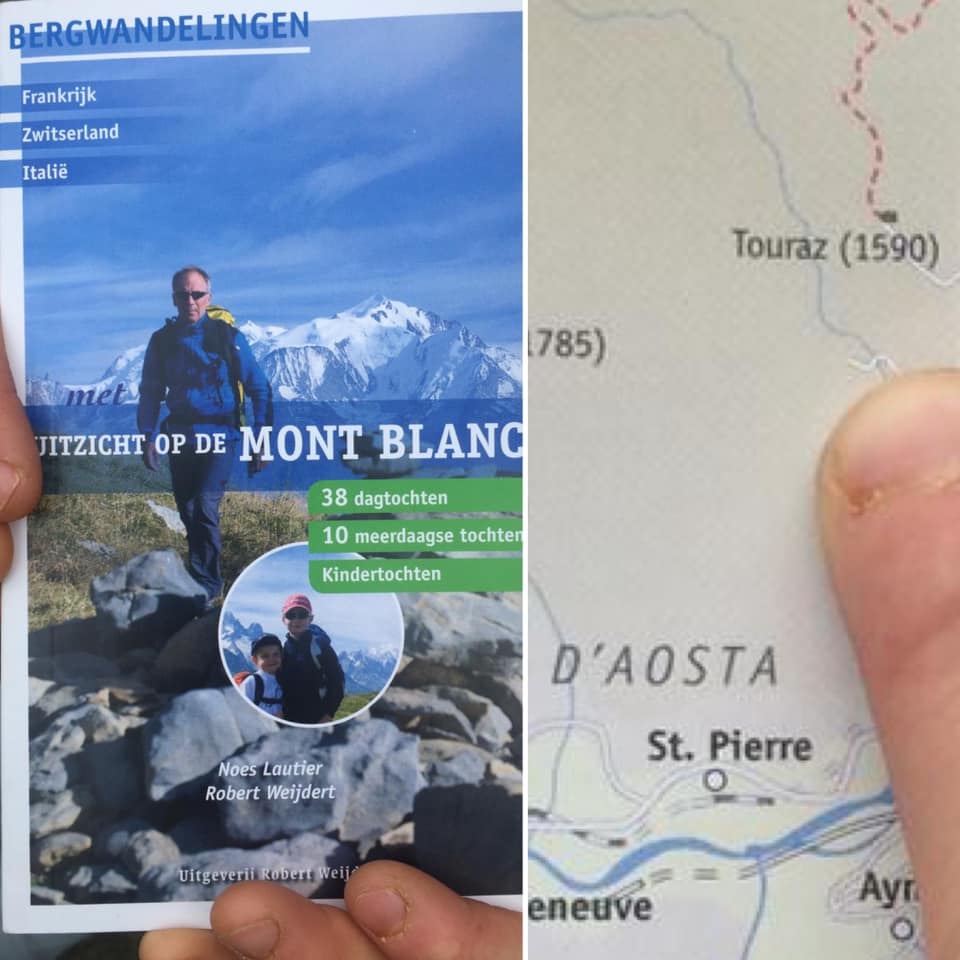 Thouraz en de omgeving van de Mont Blanc