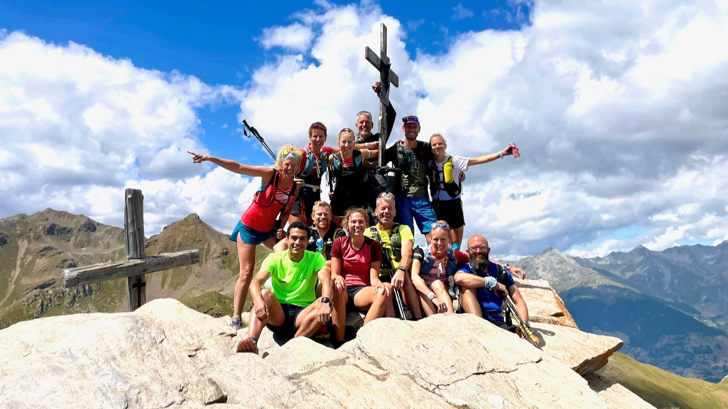 Trailrunners in Thouraz